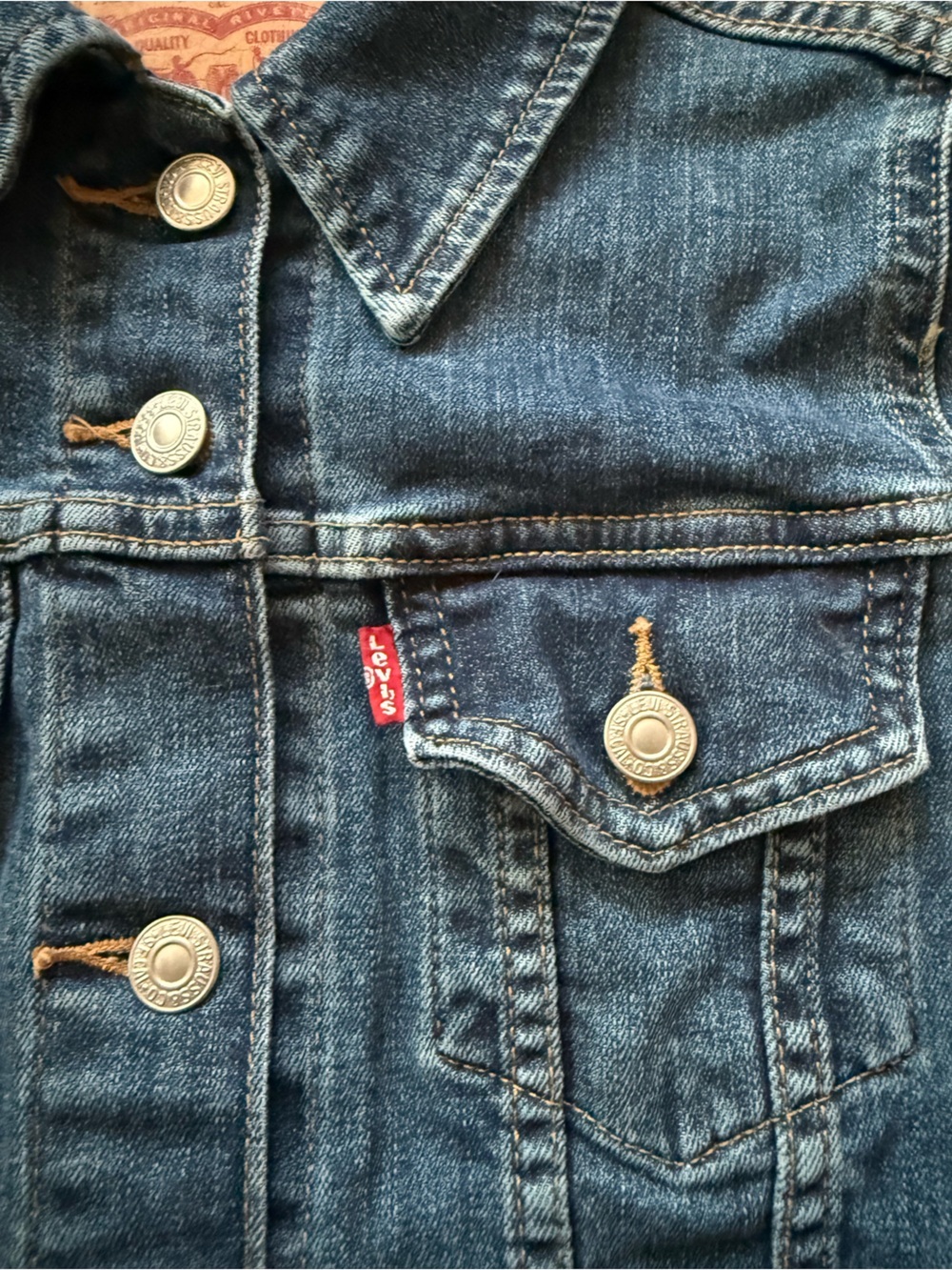 Levi's Original Trucker Jacket Women’s Size Small - Picture 5 of 12